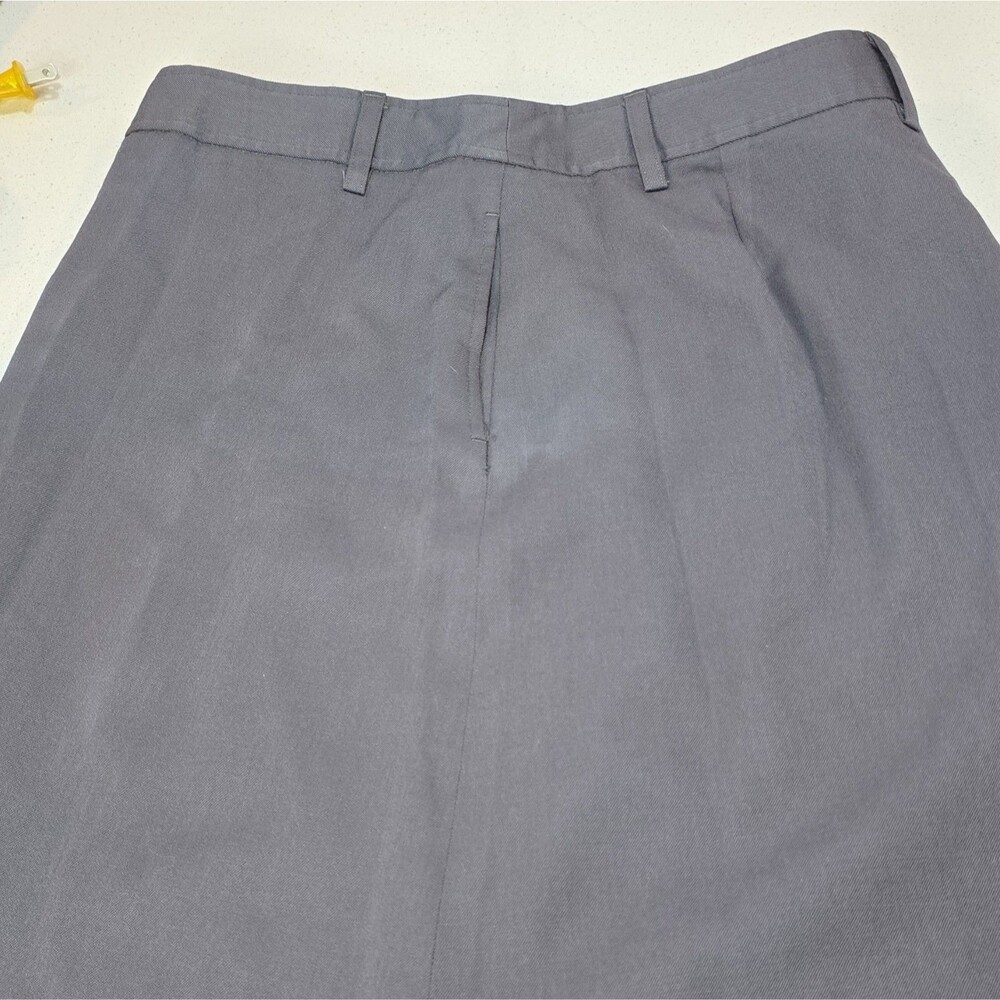 J.Crew Gray Cotton Twill A-Line Mini Skirt Size 30 Lined Zip Belt Loops - Picture 5 of 16